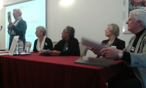 (left to right) Our Panel - Anne Forbes, Chair / Ann West / Nessa Nedd / Hilary Willmer / Albert Maher